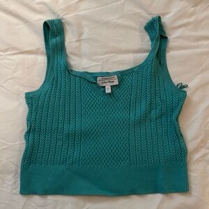 A New Day Women's Teal Knit Tank Top